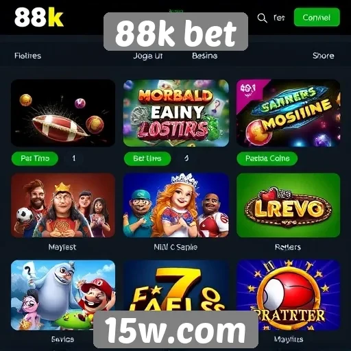Análise de jogos disponíveis na 88k bet