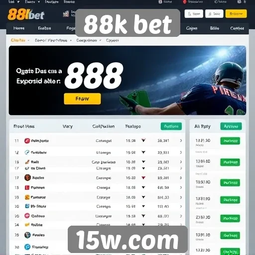 Apostas esportivas em alta no 88k bet
